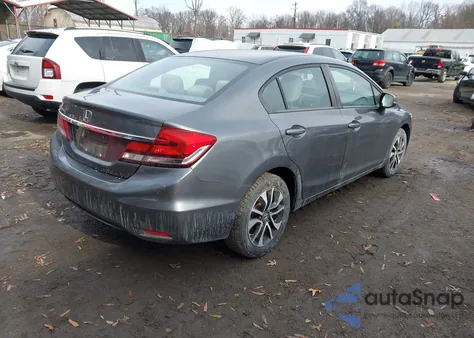 2013 Honda Civic Ex z USA, uszkodzony, nr VIN 19XFB2F83DE203961